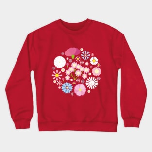 flovers in cirkl Crewneck Sweatshirt